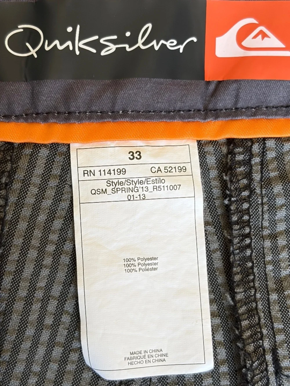 Quiksilver estilo flat